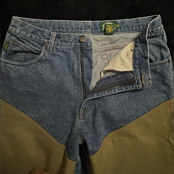 Cabela’s Men's 36 Regular Roughneck Upland Hunting Double Knee Jeans Brush Pants - Picture 3 of 9